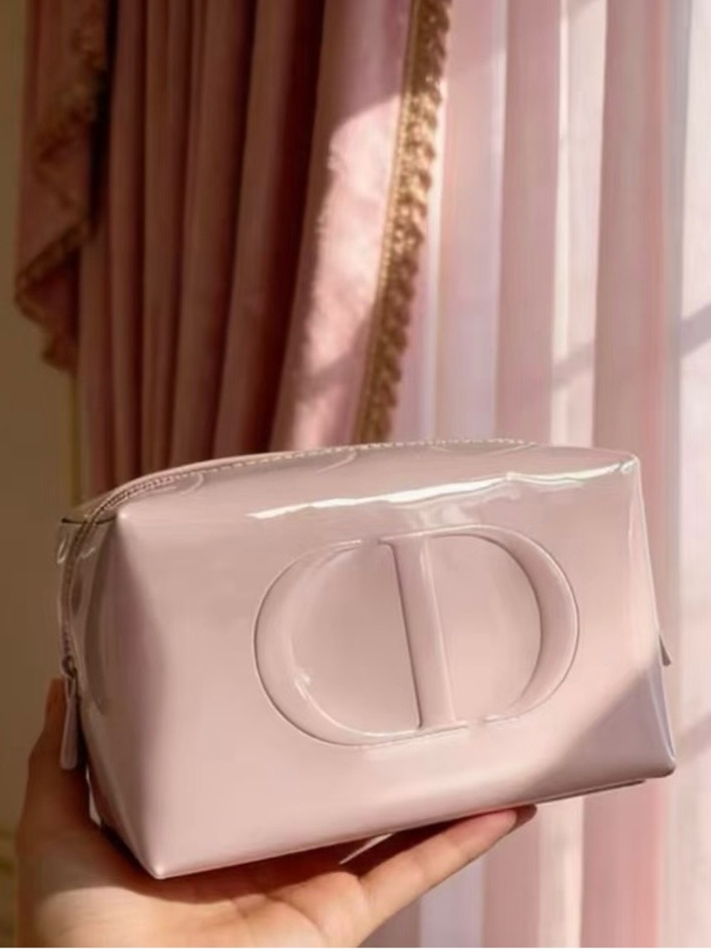 Dior Beauty Cosmetic Pouch with CD Logo